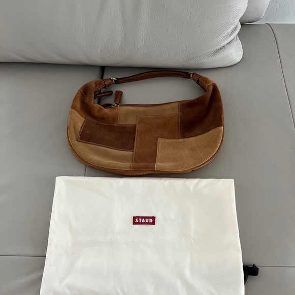 Staud Sasha suede Bag - limited edition New  without tags - Picture 3 of 7